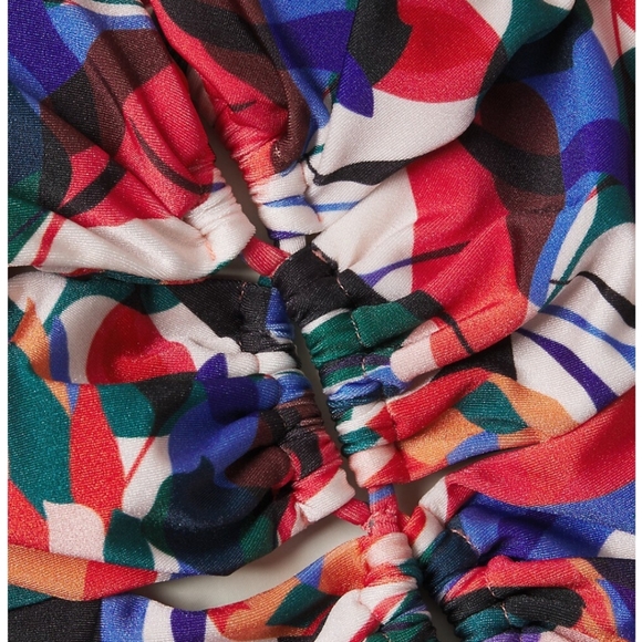 SOLD Patbo Moscow Printed Lace-Up Beach Dress - Picture 6 of 12